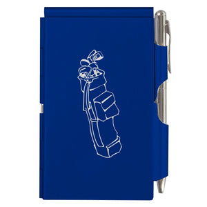 Flip Note - Royal Blue Golf Bag