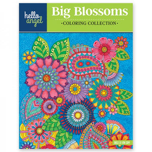 Coloring Book - Hello Angel - Big Blossoms