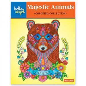 Coloring Book - Hello Angel - Majestic Animals