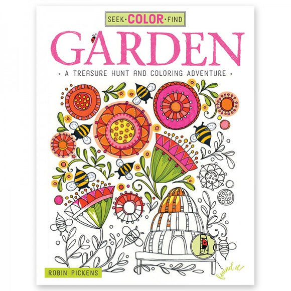 Coloring Book - Seek, Color, Find - Garden