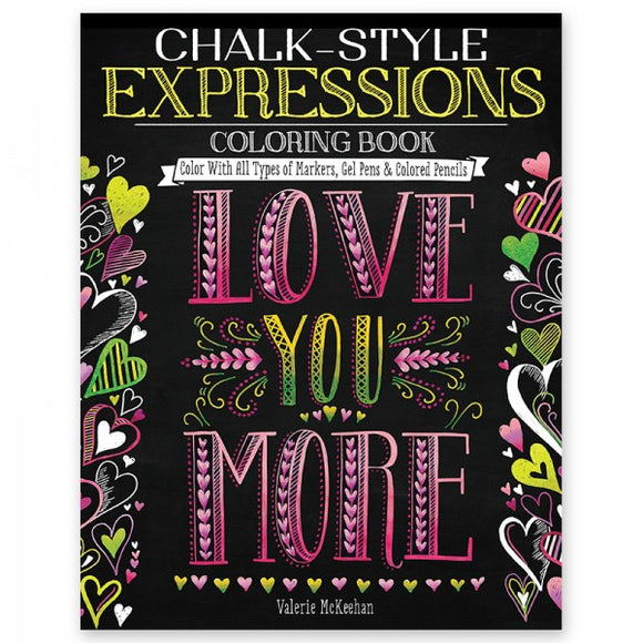 Coloring Book - Chalk Style - Expressions