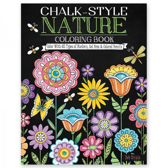 Coloring Book - Chalk Style - Nature