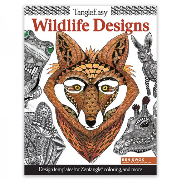 Coloring Book - TangleEasy - Wildlife