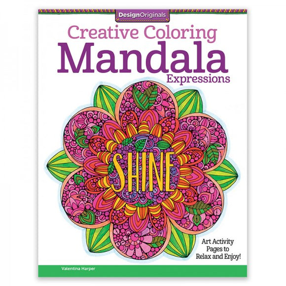 Coloring Book - Creative Coloring - Mandala Expressions